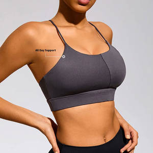 Soutien-gorge de Sport léger femmes Logo personnalisé vêtements actifs Fitness vêtements de Yoga vêtements de Sport soutien-gorge Leggings ensemble de Yoga de gymnastique - Product Image 1