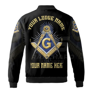 Chaqueta Masónica Personalizada para Hombre, Abrigo de la Hermandad Masónica, Chaqueta Masónica Bordada - Product Image 3