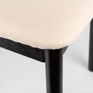 Silla de comedor de lujo moderna, ligera, estilo Retro Simple, madera maciza, ratán, hierro suave para apartamento, restaurante, Villa, Club, uso en la playa - Product Image 6