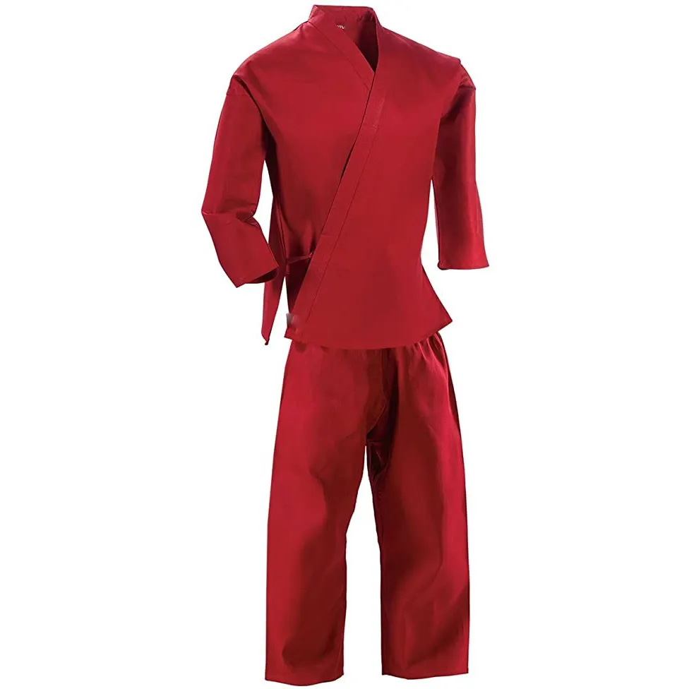 2023 New Arrival Heavy Weight 750 GSM Red Judo Uniform High Quality Judo Gi Kimono For Jiu jitsu Uniforms