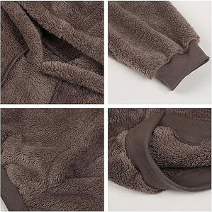 2025 Teddy Sherpa chemise veste coupe-vent Sherpa polaire vestes Sherpa polaire sweats à capuche respirant mode personnalisée - Product Image 6