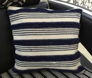 Meilleure qualité 100% coton tissé à la main brodé bohème taies d'oreiller feuilles dessin animé conception écologique hôtel/décor à la maison Avior - Product Image 3