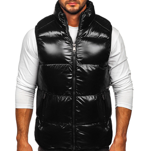 Fashionable 2025 Design New Arrival Puffer <b>Vest</b> Custom Printed Logo Available Different Sizes <b>Men</b> Puffer <b>Vest</b> OEM Customized - Product Image 3