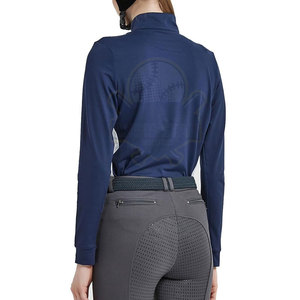 Tops de montar de manga larga para mujer de alta calidad Logotipo personalizado Cantidad a granel Conjunto ecuestre esencial Accesorio - Product Image 5