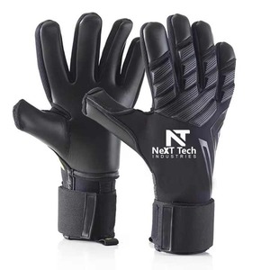 Guantes de Portero de Fútbol de Alta Calidad, Material PU, Protección para los Dedos, Cierre de Tirón, para Entrenamiento y Partidos, Diseño Personalizado con Logotipo - Product Image 1