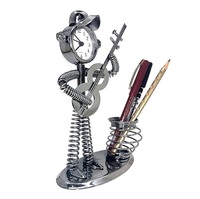 Porte-stylos en métal, organiseur de bureau, support à stylos pour la maison et le bureau, forme ronde, couleur personnalisable, décoration de table