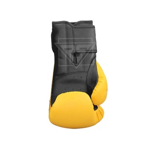 2024 Guantes de boxeo de entrenamiento con logotipo personalizado profesional para hombres Guantes de boxeo MMA de cuero de 12oz y 14oz - Product Image 4