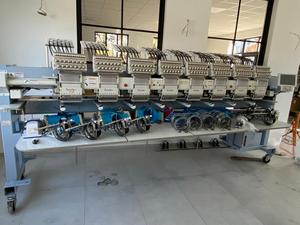 Machines à broder plates informatisées à 18 têtes, haute vitesse, identiques aux machines à broder plates informatisées, à vendre - Product Image 3