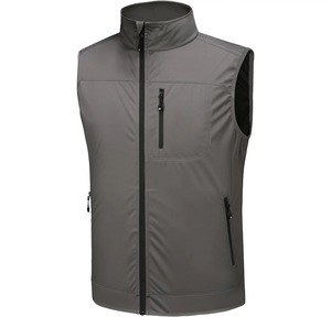 Chaleco de Forro Polar Unisex para Invierno, Uniforme de Trabajo con Logotipo Personalizado, Mangas de Poliéster Resistentes al Viento, Prenda Exterior de Lana Transpirable para Hombre - Product Image 5