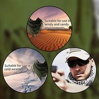 Shemagh Kain Kanvas Katun 100% Arab Dubai Persegi Polos Gaya Etnik Syal Bernapas Tahan Angin Anti Debu Elegan Unisex Pembungkus Leher