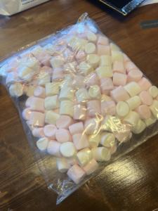 Guimauves 1kg, mélange blanc et rose, bonbons moelleux et tendres pour garniture de pâtisserie et biscuits, haute qualité - Product Image 5