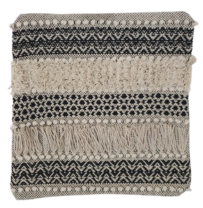 Funda Cojín Boho Frindge Anudado a Mano - Product Image 3