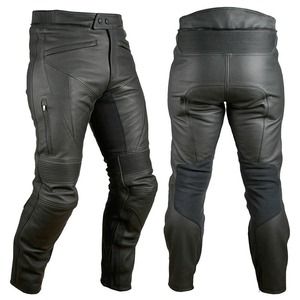 Nouveau pantalon d'équitation de moto en cuir pour femmes avec taille élastique équipement de protection d'hiver pour vêtements décontractés de haute qualité en gros - Product Image 3