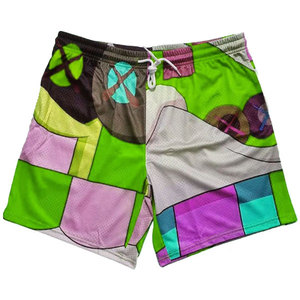 Pantalones Cortos de Baloncesto 100% Malla para Adultos, Precio al por Mayor, Estampados con Bordado 3D, Transpirables, de Secado Rápido, para Entrenamiento Deportivo - Product Image 1