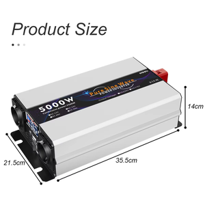 Inversor de Energía Solar HOULI de Onda Sinusoidal Pura, 5000w, 12v 24v 48v, 5000 Vatios, 220v 110v, 4000w, 7kw, 6kw - Product Image 2