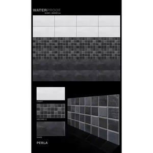 300x600mm Precio al por mayor Color negro 30x60cm Pared y piso de cerámica Diseñador de ladrillo brillante digital 12x24 Proveedor de azulejos interiores - Product Image 6
