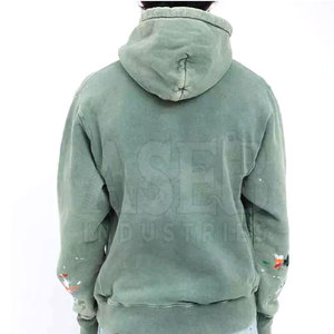 Sweats à capuche grande taille pour hommes 100% coton respirant et quantité minimale de commande bas pour l'hiver à des prix abordables - Product Image 2