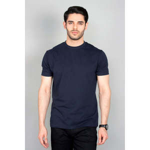 เสื้อยืดคอกลมผู้ชาย VINEY ผ้าฝ้ายเบสิค 100% เจอร์ซีย์น้ำหนักเบา 300 กรัม เสื้อยืดแฟชั่นเบสิค - Product Image 1