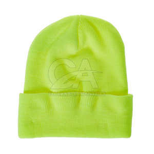 Wholesale Custom Logo Trendy Beanies <b>Hats</b> High Quality <b>Warm</b> Winter Plain Dyed Knitted Beanies <b>Hats</b> - Product Image 3