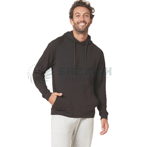 Customizable Men's 100% Cotton Heavyweight Hoodie Winter Solid Pattern <b>Fleece</b> with Hooded Manufacturer Pullover Hoodies <b>Thermal</b> - Product Image 1