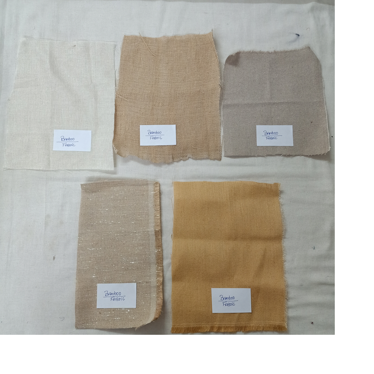 Natural Handmade Handwoven Bamboo Fabrics Made From 100% Bamboo Fiber Ideal for Use in Home Textile and Home Furnishings