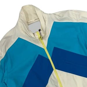 Vente en gros unisexe en nylon léger respirant décontracté sport hiver survêtements à capuche coupe-vent ensemble solide motif sans couture - Product Image 3