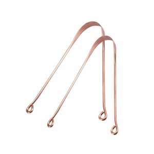 Traditional Copper <b>Tongue</b> <b>Cleaner</b> Used In Ayurveda For Maintaining Oral Hygiene And Supporting Digestive Wellness - Product Image 4