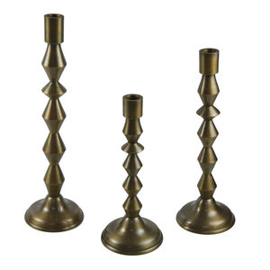 Antique Set of Three <b>Candle</b> <b>Stick</b> Best for Home Bed Room Decor Design <b>Candle</b> Holder Decor Solid Metal <b>Candle</b> Stand - Product Image 6