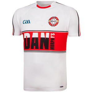 Alta calidad 100% poliéster GAA fútbol Jersey mejor calidad gaélico fútbol desgaste patrón sólido frente Logo corto OEM disponible - Product Image 1