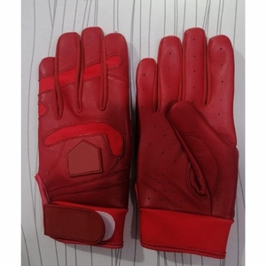 Guantes de Béisbol de Cuero al por Mayor, Guantes Deportivos Acolchados para Hombres, Mujeres y Jóvenes, Guantes de Entrenamiento Ajustables - Product Image 1