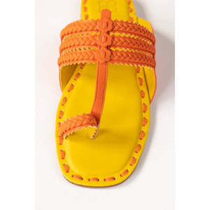 Ropa India y Pakistaní Kolhapuri Amarilla IWE-KLP24-018 - Product Image 5