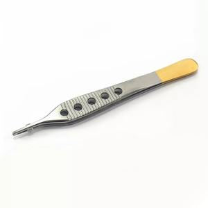 Adson คีมปากคีบเนื้อเยื่อ brauns สีน้ำตาล12ซม. คีมผ่าตัดปากคีบปากคีบโค้ง - Product Image 5