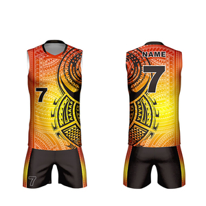 Camisetas de voleibol con diseño OEM y logotipo personalizado, uniformes de voleibol impresos por sublimación profesional - Product Image 1