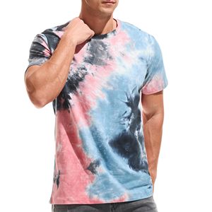 T-shirts en vrac imprimés en détresse Rétro Logo personnalisé pour hommes Coton lourd 2024 - Product Image 6