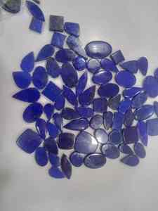 Cabochon de lapis-lazuli naturel de qualité supérieure, couleur bleue, pierre précieuse pour la fabrication artisanale de cabochons de lapis-lazuli, lisses et semi-précieux - Product Image 2