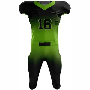 Maillot de football américain grande taille respirant, séchage rapide, protection UV, haute qualité, motif drapeau 3D personnalisé, style haut de gamme - Product Image 2