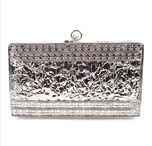 Bolso de mano de diseño hecho a mano para mujer, nácar exclusivo con patrón de piedra elegante, artesanías de lujo - Product Image 3