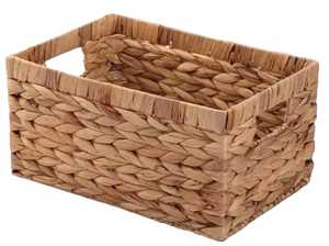 Wholesale Rectangle Wicker Basket Handmade Seagrass Water Hyacinth Woven Storage Box Basket Sundry <b>Bath</b> Cosmetic Towel <b>Holder</b> - Product Image 5
