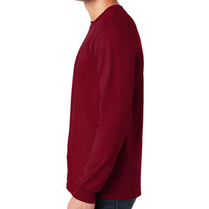 Camiseta de Manga Larga Casual con Cuello Redondo para Hombre, Diseño Holgado, Estilo Hip Hop, Primavera-Otoño, Nueva Colección al por Mayor - Product Image 3