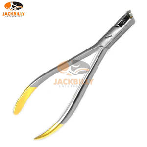 Alicates dentales de ortodoncia de alta calidad, cortador de extremo Distal de descarga delgada TC, herramienta de corte de alambre de ligadura, acero inoxidable, certificado CE - Product Image 5