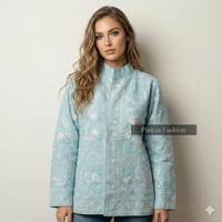 Veste en velours tricoté brodée à la main, motif floral, style bohème, automne-hiver, luxe pour femmes, écologique, respirante