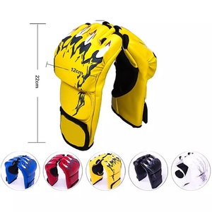 GAF Gants de boxe MMA imprimés sur mesure, avec votre propre conception en vrac, fabricant de gants de boxe en cuir artificiel, vente en gros - Product Image 2