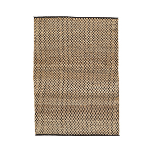 Alfombra de pelo corto de yute moderno de calidad Superior, juego de alfombras de área Natural/negra para espacios de puerta, pasillo, sala de estar, espacio de oración - Product Image 1