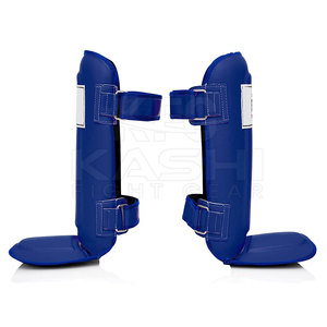 Nouvelle Arrivée : Protège-tibias d'entraînement pour Boxe et Kickboxing – Sangles Réglables, Légers, en Cuir PU, Protection Antidérapante pour les Arts Martiaux - Product Image 3
