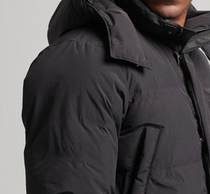 Abrigo de Invierno a la Moda, Estilo Urbano, con Capucha, Nuevo, Hecho a Medida, con Cuello Alto de Lona, Impermeable, Transpirable, Forrado de Algodón - Product Image 5