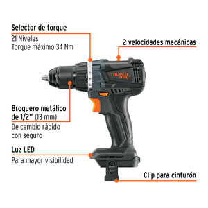 Taladro de 1/2", 20V, Sin Accesorios, MAX - Product Image 3