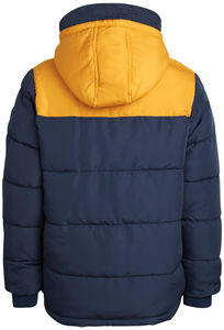 Couleur personnalisée en gros Logo personnalisé Nylon Bubble Jacket Matelassé Hiver Hommes Brillant Amovible Vestes à capuche Puffer - Product Image 2