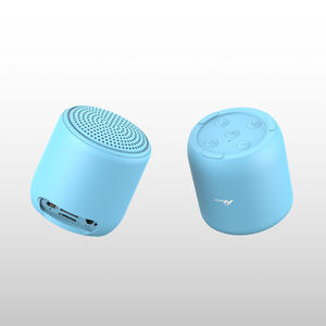 Altavoz portátil BT de 3W SPA-150 con micrófono LED azul y gabinete de plástico alimentado por batería para viajes - Product Image 3