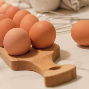 VEER PORTE-OEUFS EN BOIS DE HAUTE QUALITÉ POUR LA CUISINE DE LA FERME et l'utilisation du marché Plateau à œufs pour la sécurité des œufs - Product Image 2
