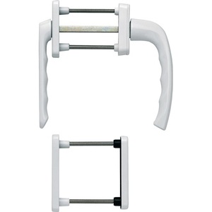 Nuevo Juego de Rieles y Accesorios para Cortinas de Balcón HOPPE de Aluminio F9016 de 63-73mm Cuadrados y 7mm, Modelo New York 099KH/961N/U10 - Product Image 1